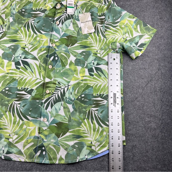 Tommy Bahama NWT $128 Coconut Point Palma Fresca Large Dark Monstera - Picture 12 of 16